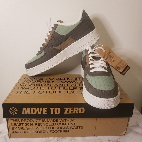 nike air force 1 low toasty oil green
